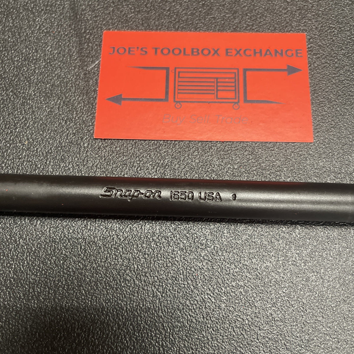 Snap On Tools 1650 16" Rolling Head Lady Foot Pry Bar Black USA NEW