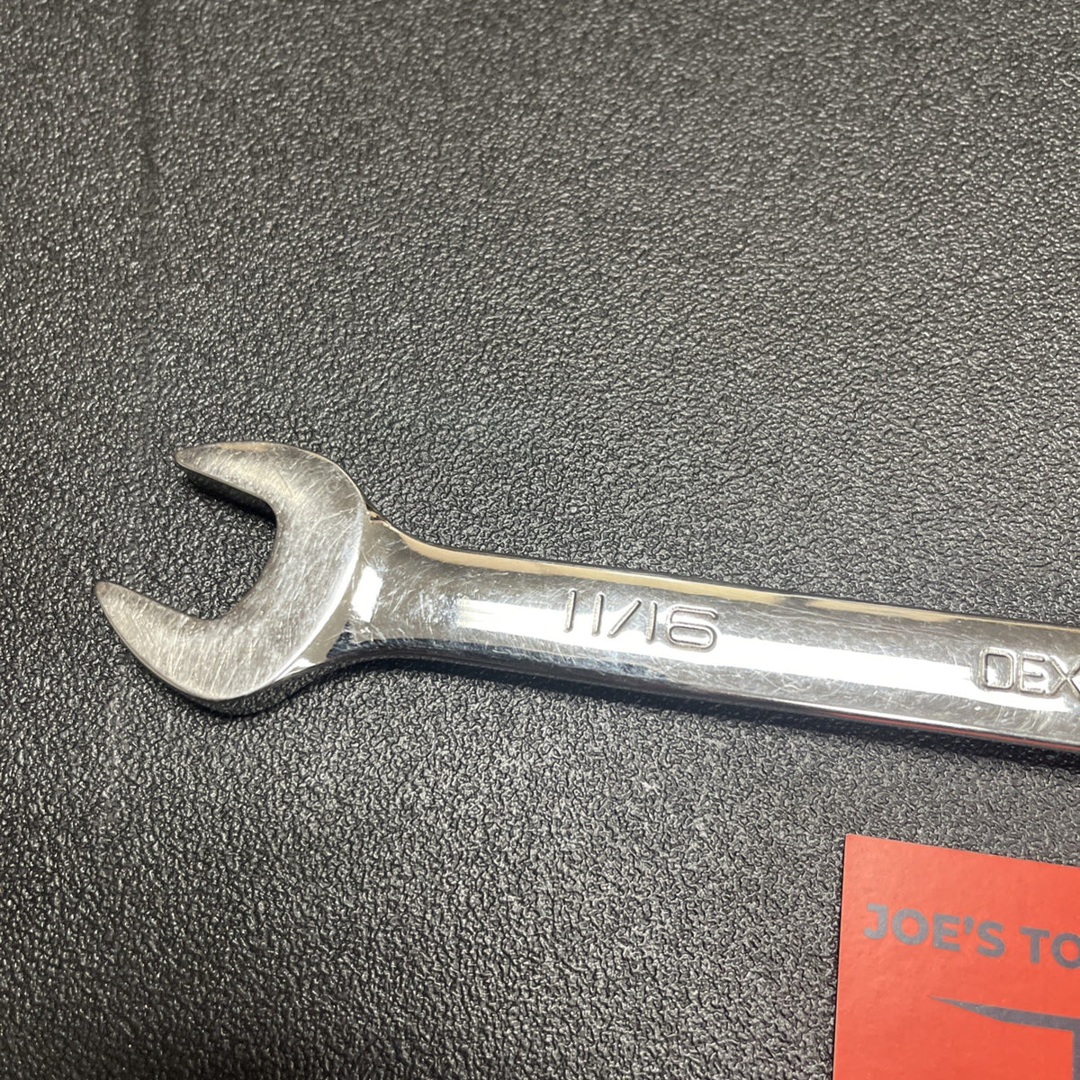 Snap-on Tools USA 11/16" SAE Standard Length Chrome Combo Wrench OEX22B