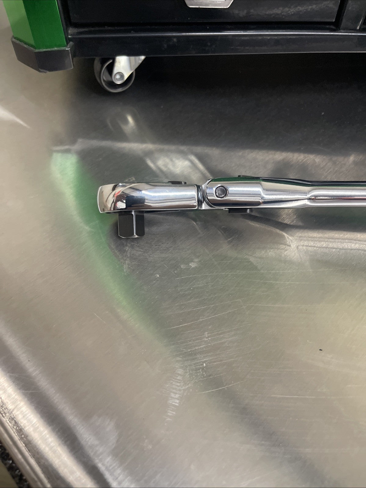 NEW! Matco Tools BFR128LFG 3/8" DRIVE 12-1/2" LOCKING FLEX HEAD RATCHET GREEN