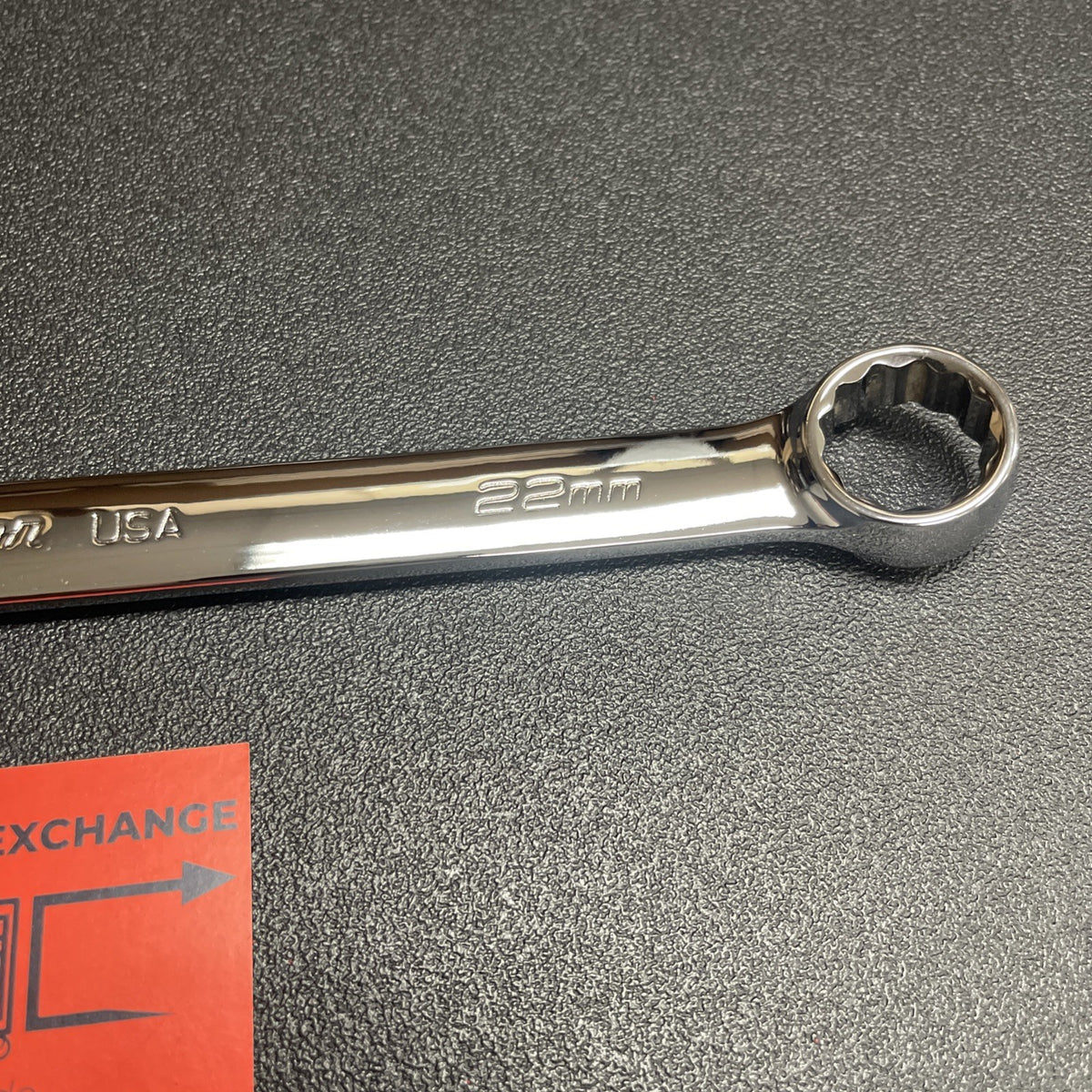 Snap-On Tools USA NEW 22mm Metric Flank Drive PLUS Combination Wrench SOEXM22