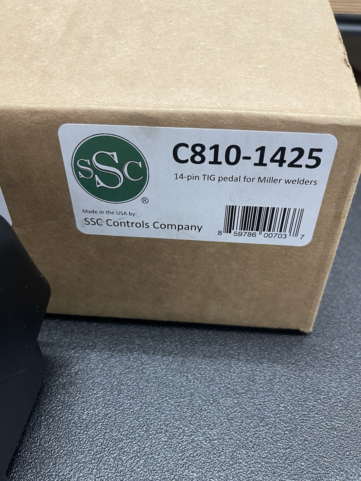 SSC C810-1425 14-pin TIG Foot Control Pedal Miller RFCS-14 301589 043554 194744