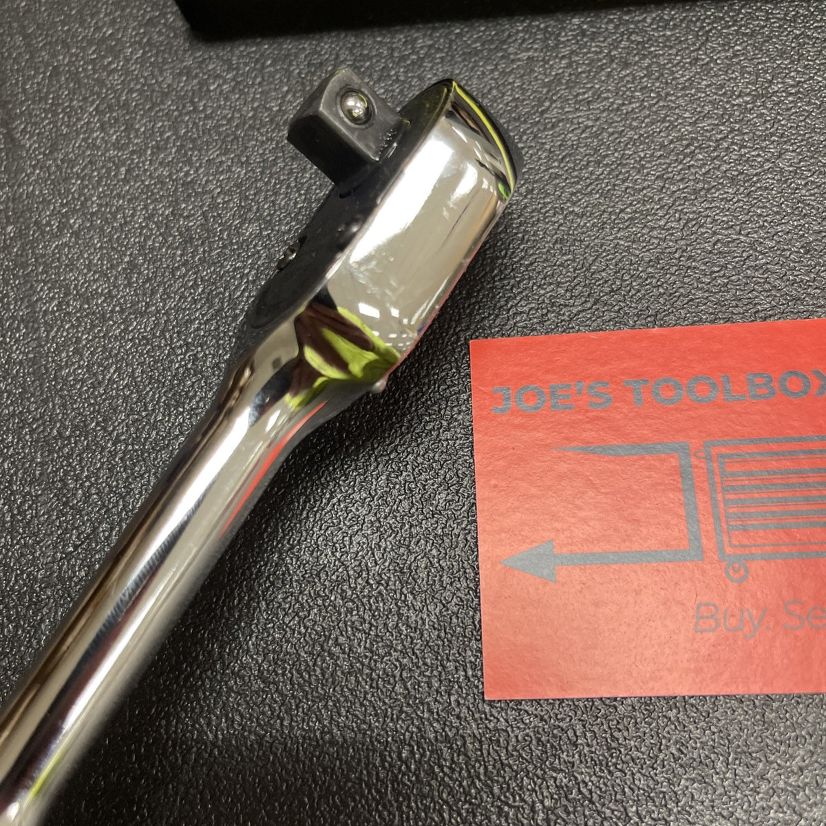 Snap-on Tools USA Used 3/8" Drive Fine Tooth Standard Handle Chrome Ratchet F80