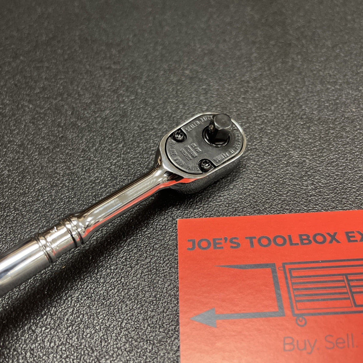 Snap-on Tools USA NEW STYLE 1/4" Drive Fine Tooth Chrome Handle Ratchet T72