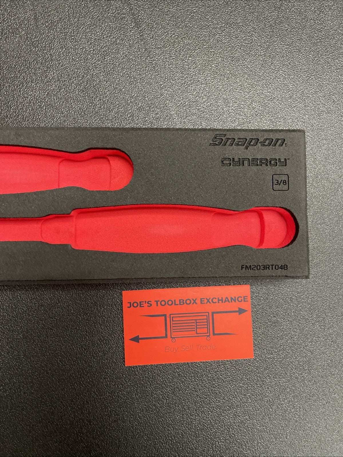 Snap-on Tools NEW Foam Organizer 3pc 3/8" Drive Specialty Ratchet Set FM203RT04B