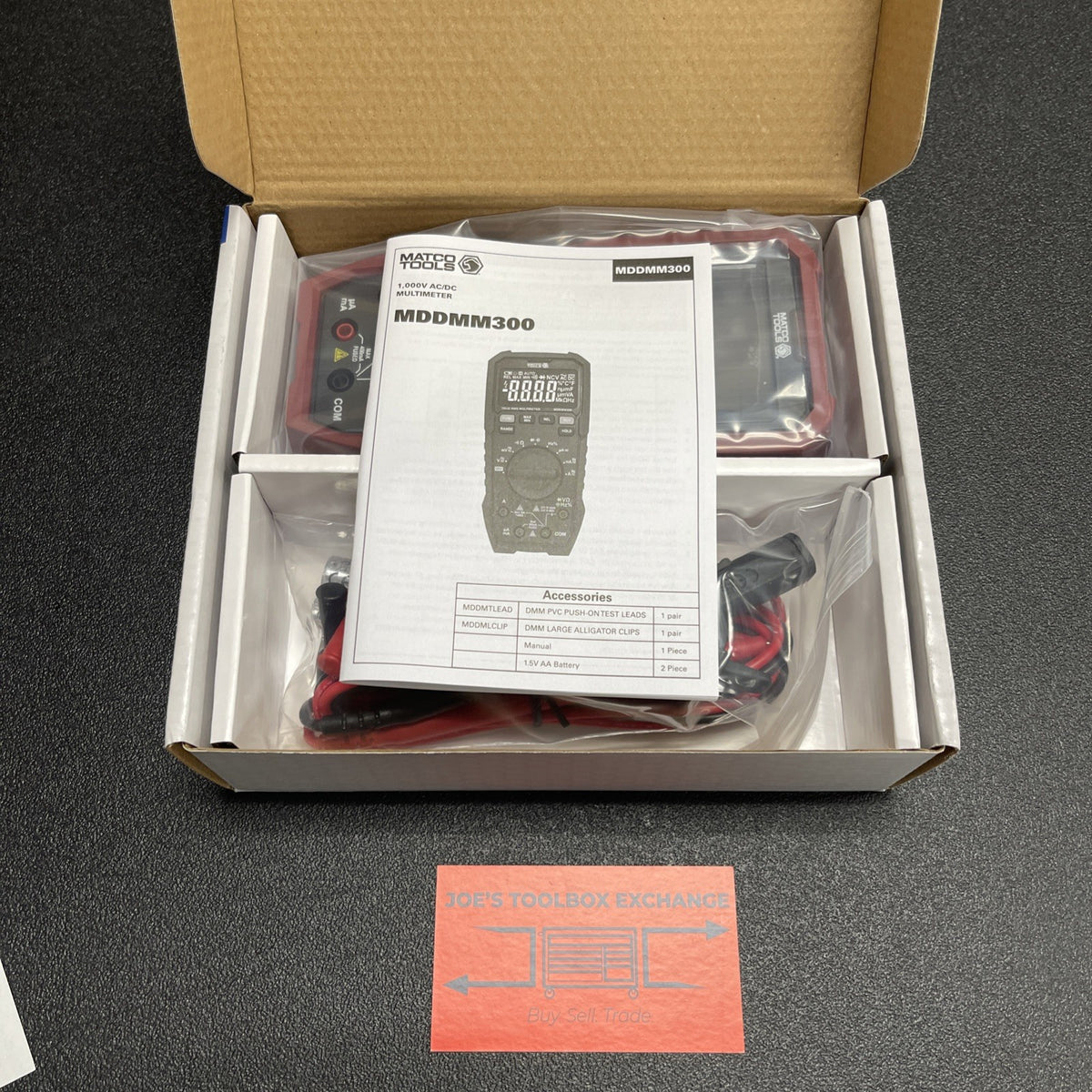Matco Tools NEW MDDMM300 1000V True RMS AC/DC Multimeter