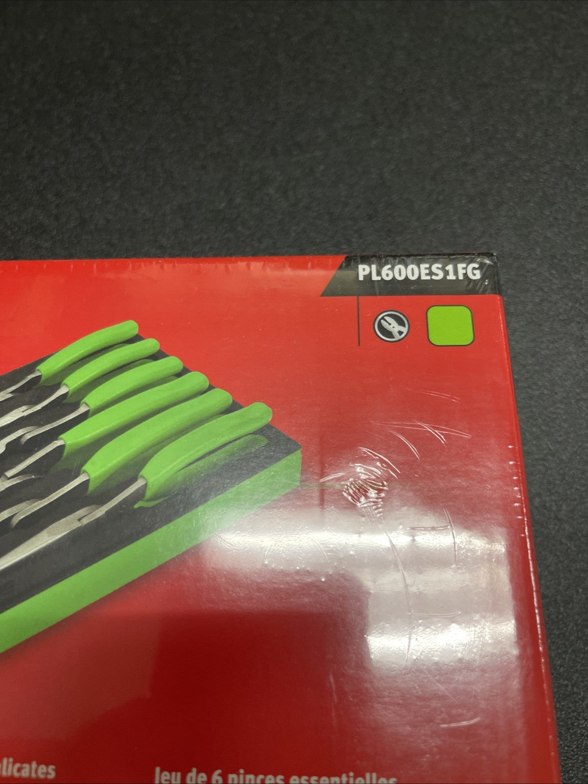Snap-on Tools USA NEW GREEN 6 PIECE Pliers Cutters in Foam PL600ES1FG