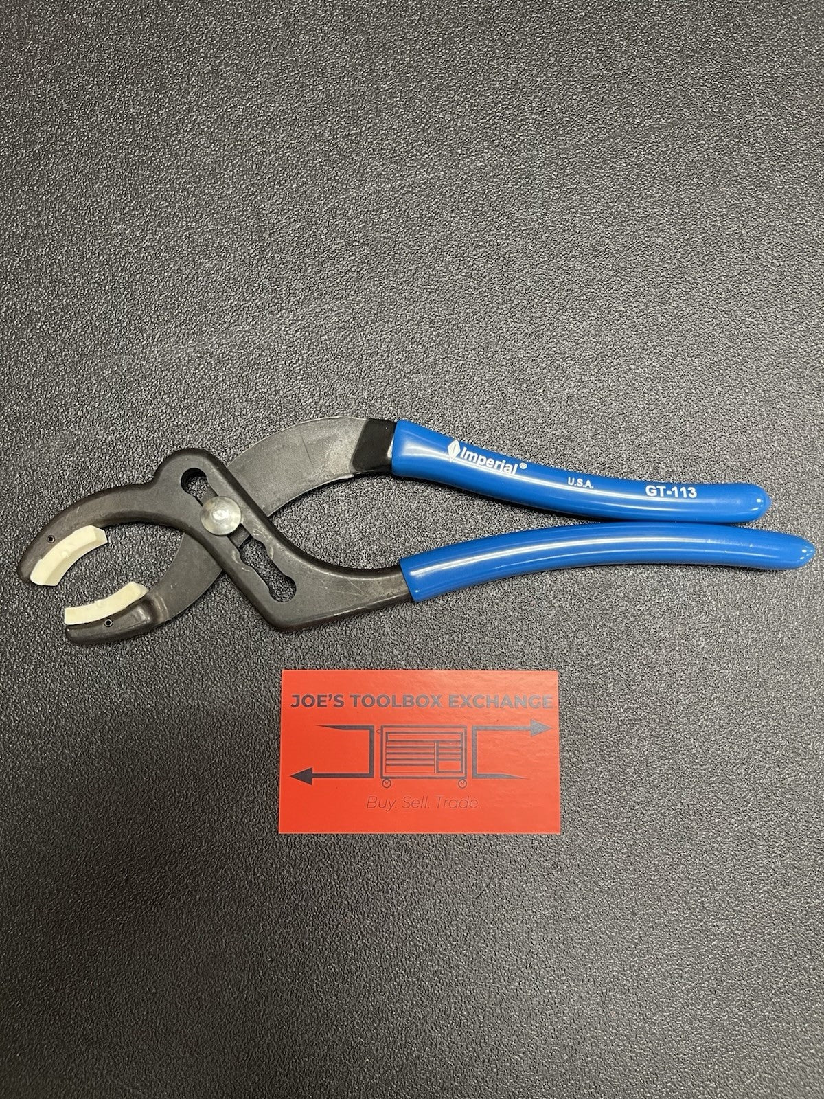 Imperial Tools NEW Blue Soft Grip Slip Joint Soft Non Marring Pliers GT-113