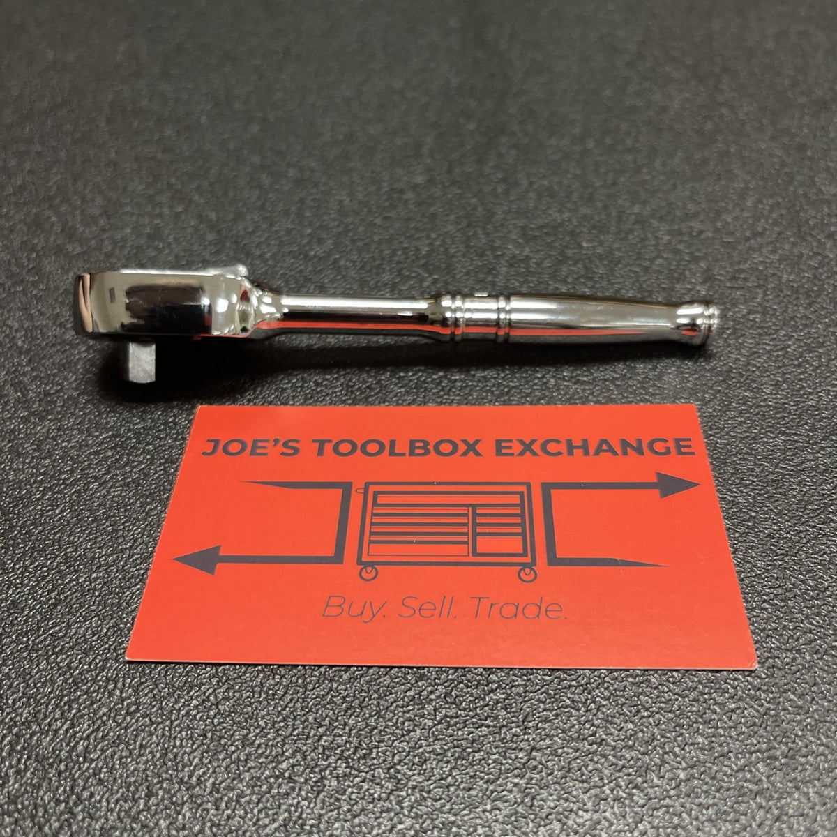 Snap-on Tools USA NEW STYLE 1/4" Drive Fine Tooth Chrome Handle Ratchet T72