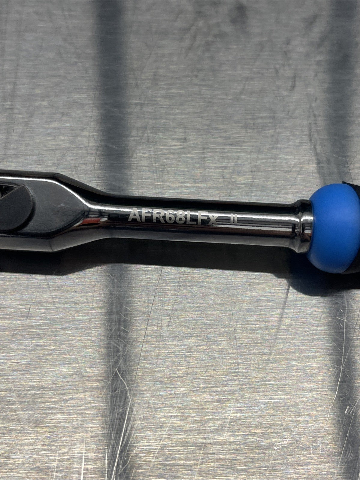 NEW! Matco Tools AFR68LFB 1/4” Locking Flex Head Ratchet 7-3/4” Blue