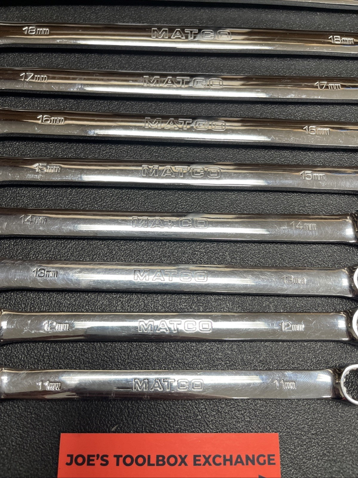 Matco GRBLM 10 Piece Metric Ratcheting Double Box Wrench Set 11MM- 19MM