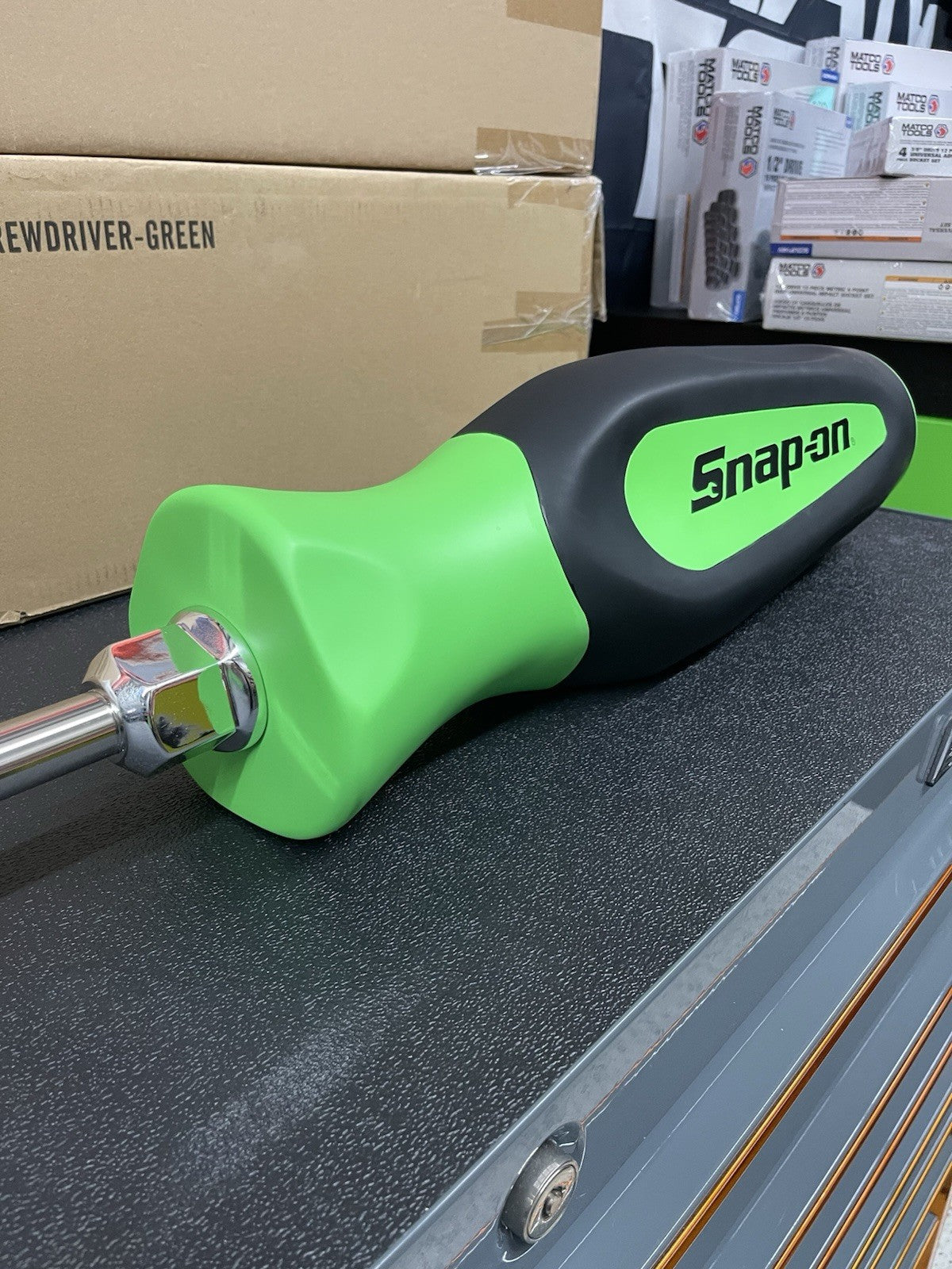 NEW Snap-On GREEN 47” GIANT Wall Mount Phillips Screwdriver Display