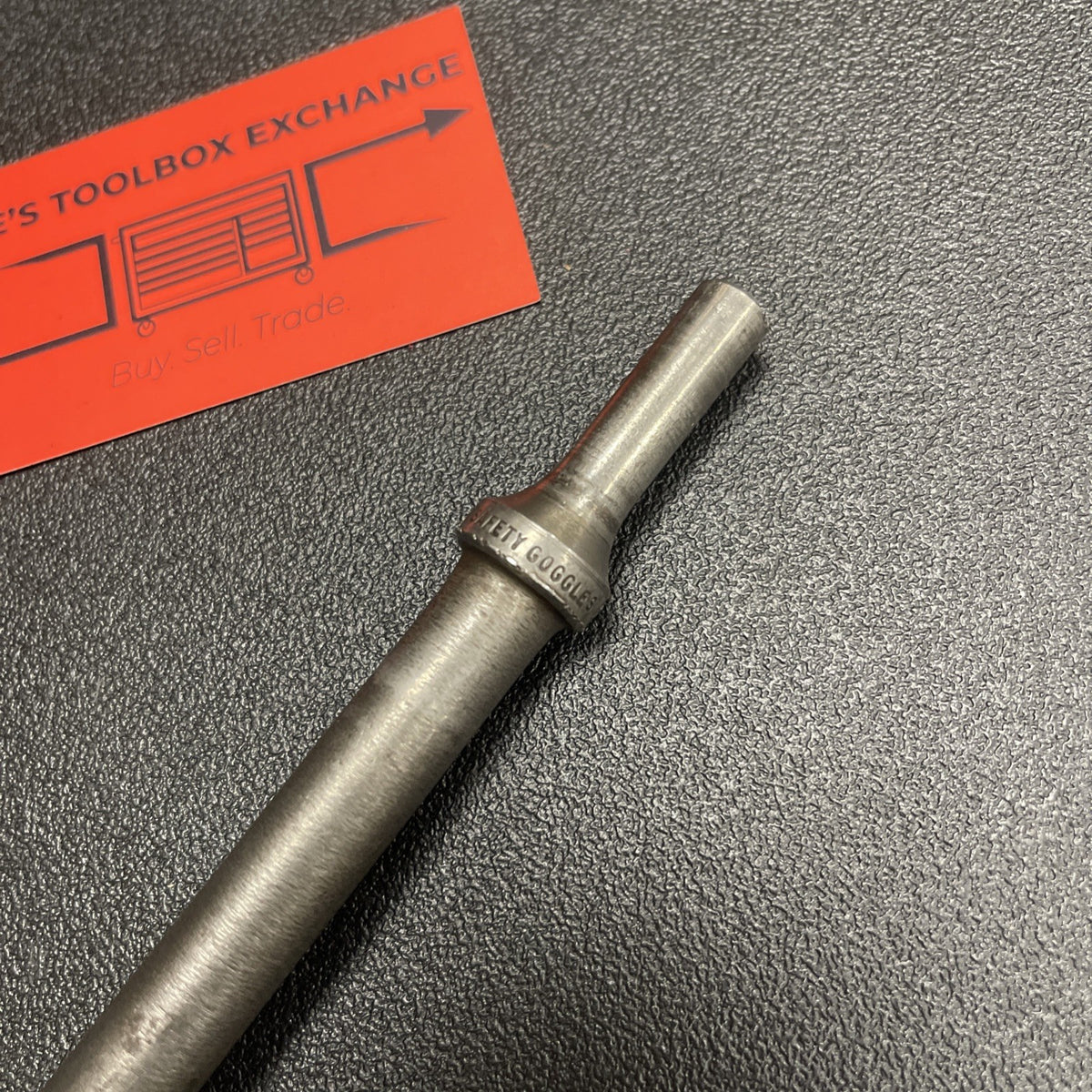 Blue Point Tools EXTRA LONG 17” Air Hammer Bit Set Flat Cold Chisel Punch