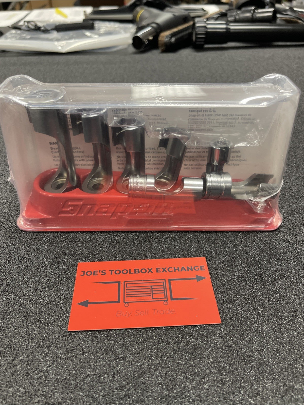 Snap-on Tools USA NEW 7pc 3/8" Drive SAE Deep 6pt Flare Nut Socket Set 207FRX