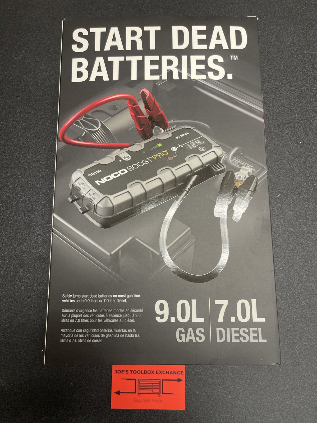 NOCO Boost Pro GB150 3000A 12V UltraSafe Portable Lithium Battery Jump Starter