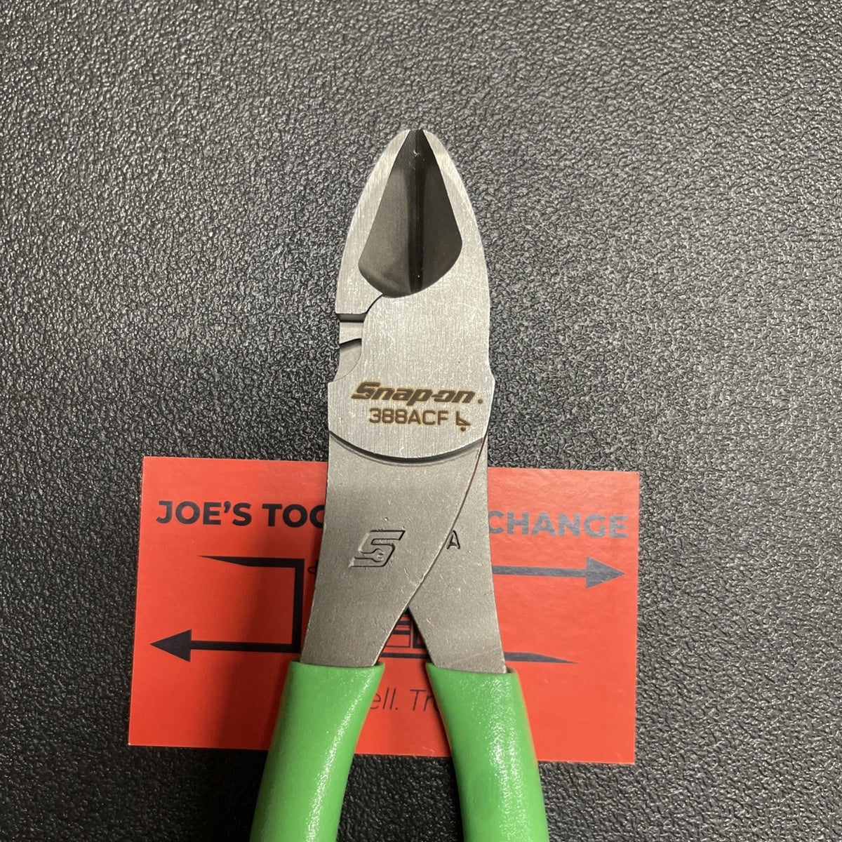 Snap-on Tools USA NEW GREEN 8" Soft Grip High Leverage Cutter Pliers 388ACFG