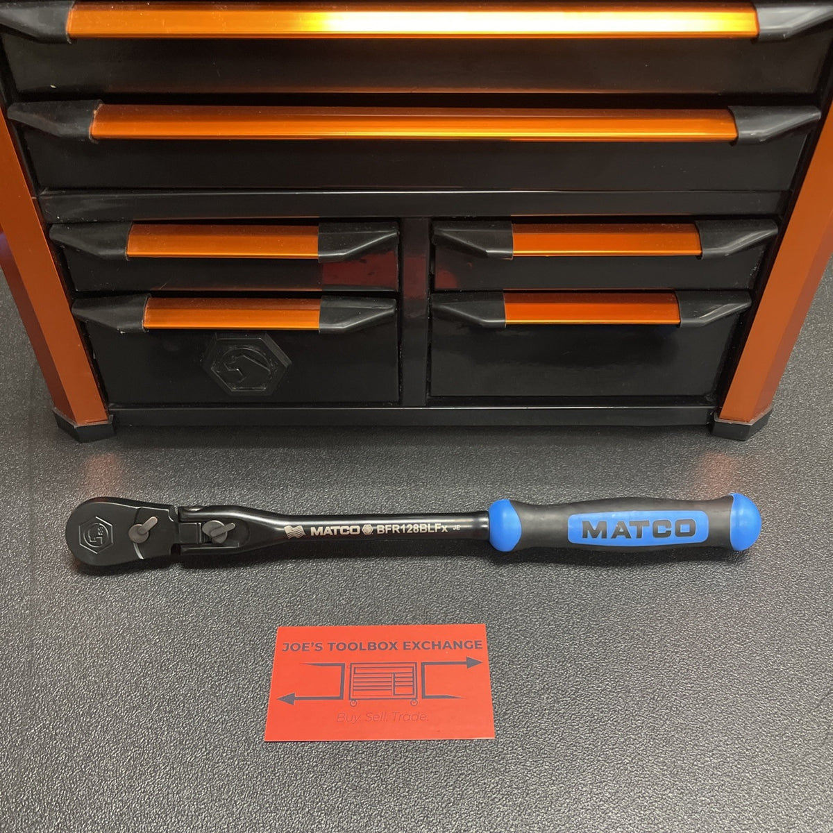Matco NEW 3/8” Dr. Flex Head Ratchet BFR128BLFx BFR128BLFB BLUE 12-1/2” 88 Tooth