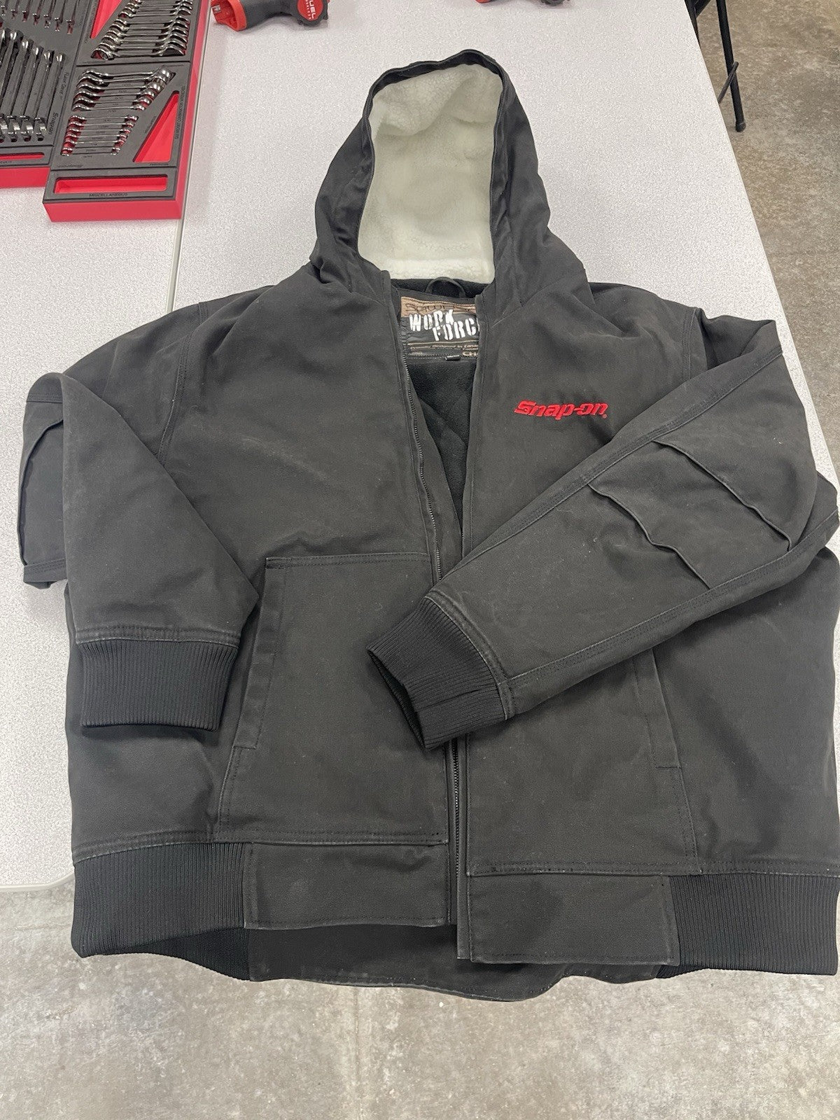 Snap On Tools Choko Jacket MENS Black Full Zip Winter Coat SIZE 2XL