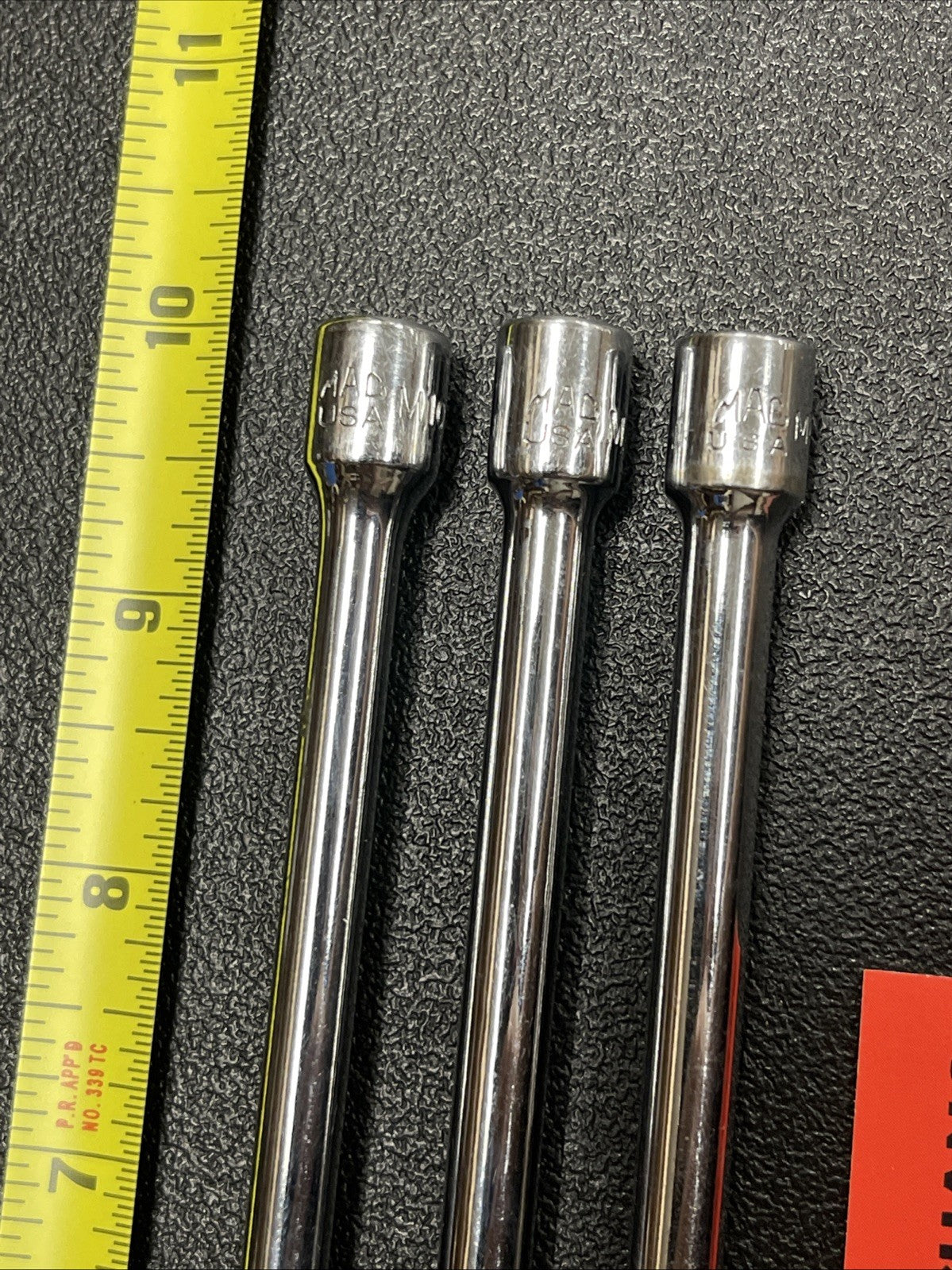 Mac Tools USA 4pc 1/4" Drive 4", 6", and  10” Wobble, Extension set