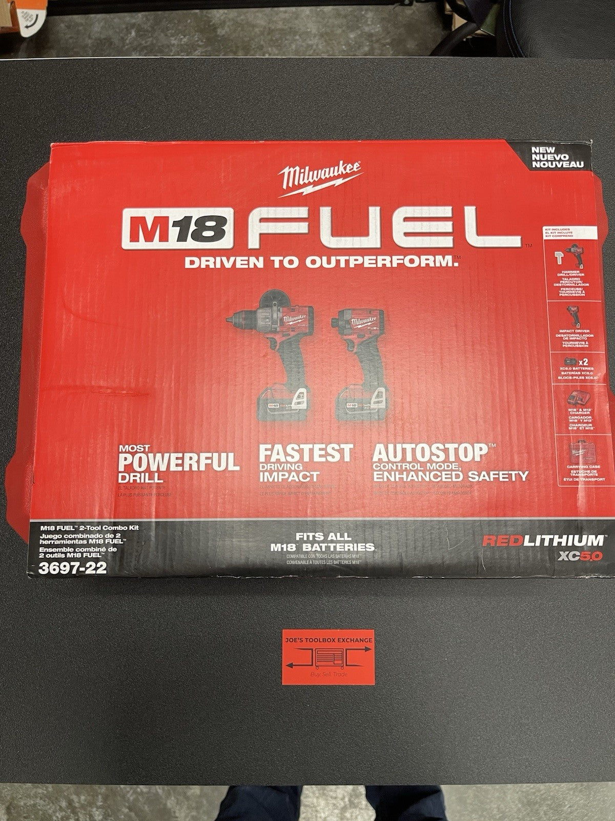 Milwaukee M18 FUEL 18V Lithium-Ion Brushless Hammer Drill and Impact Driver NEW!