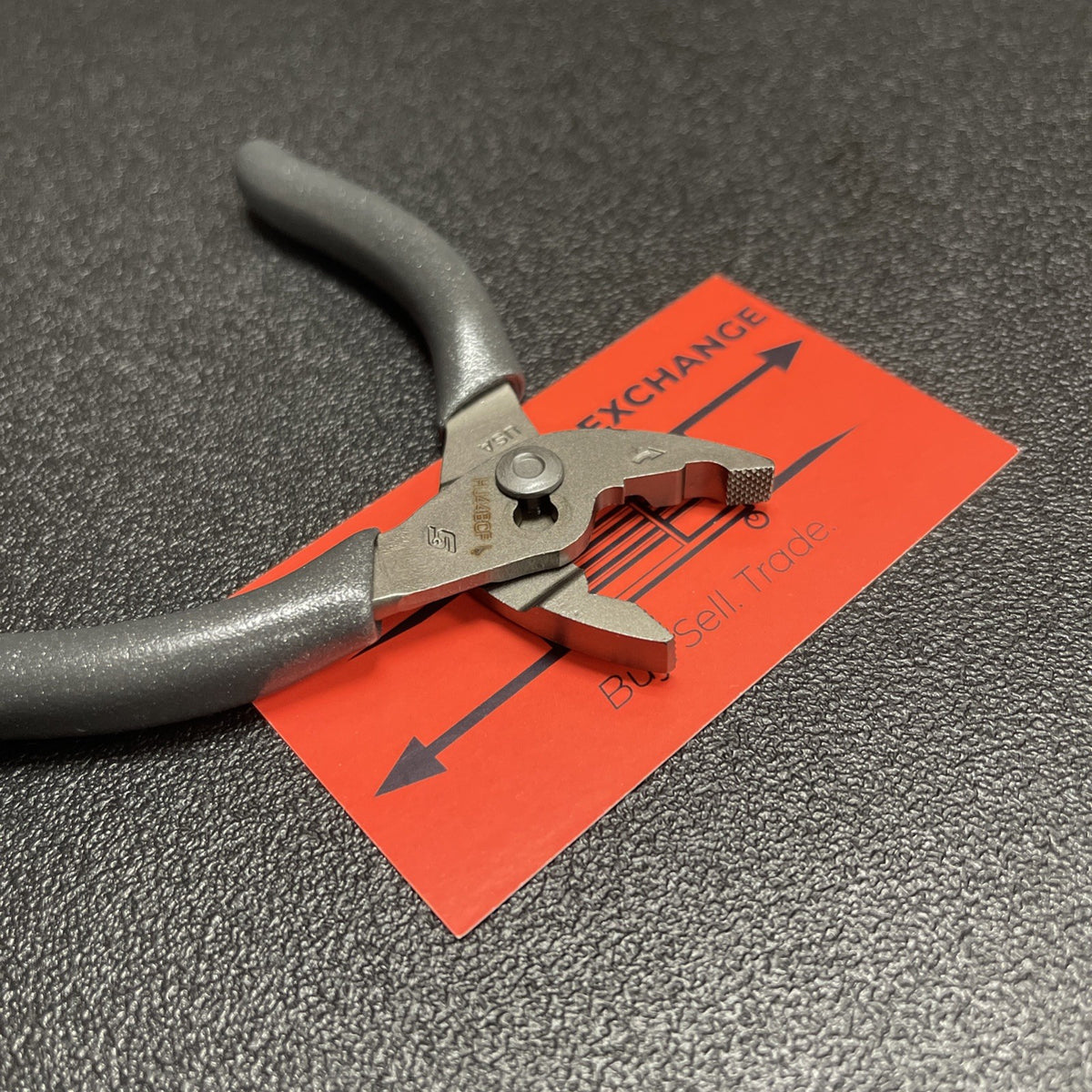 Snap-on Tools DARK TITANIUM Soft Grip Mini FlankJaw Slip Joint Pliers HJ44BCFDT