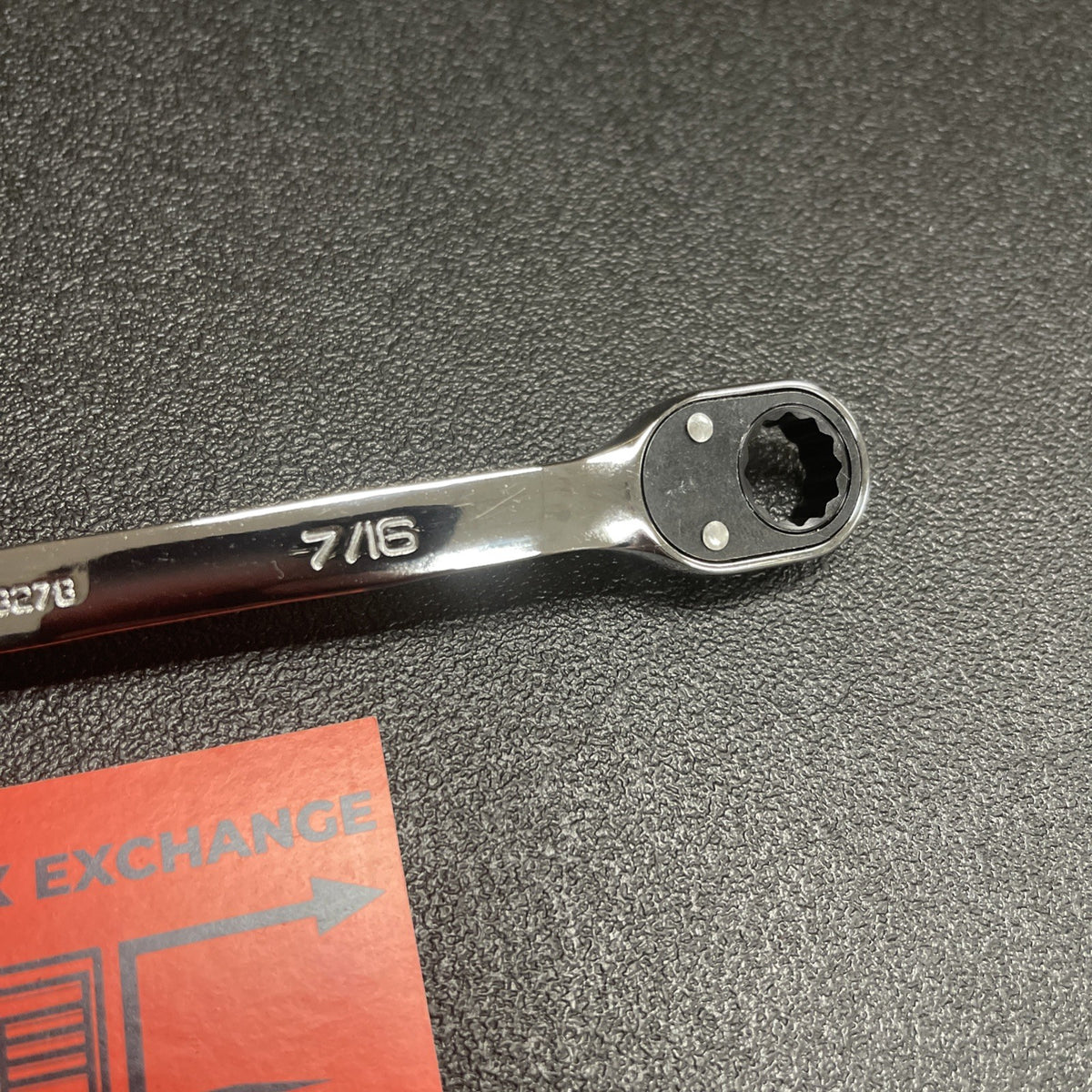 Snap-on Tools NEW 7/16" Reversible Flank Drive Plus Ratcheting Wrench SOXRR14A