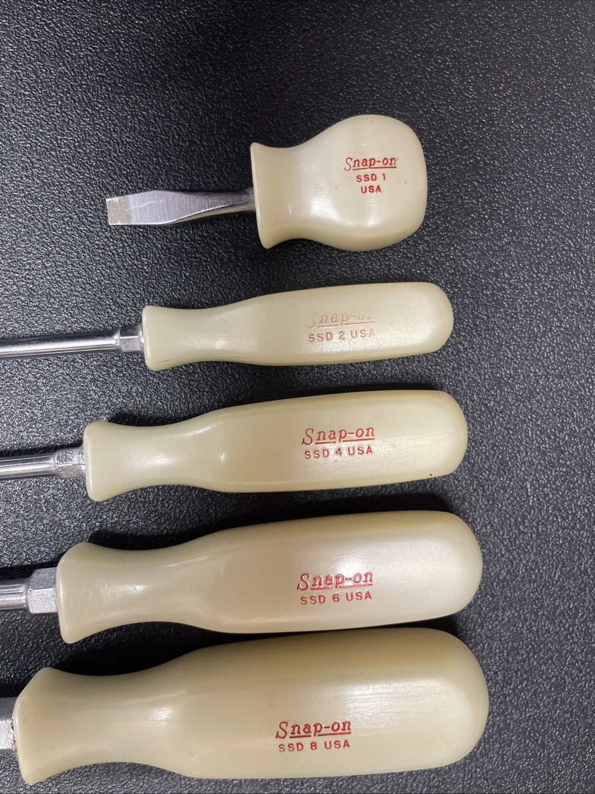 Snap-On 8pc Combination Screwdriver Set Pearl White - SDX80P