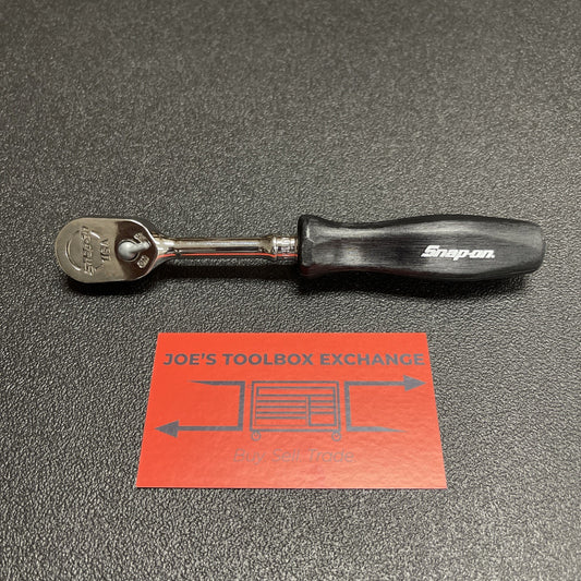 Snap-on USA NEW 1/4" Dr. CLASSIC BLACK Hard Handle Long Ratchet THLD72BK THLD72