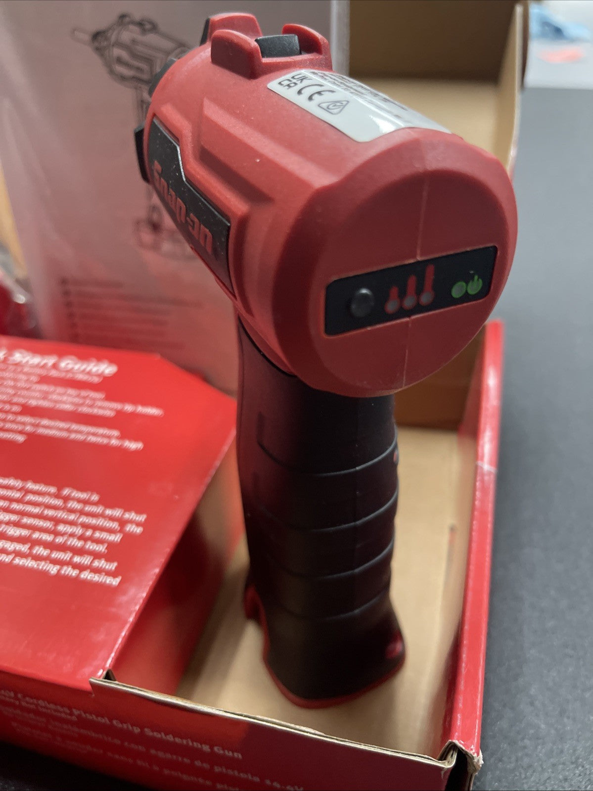 SNAP ON TOOLS CTSG861DB  14.4V Micro Lithium Cordless Soldering Gun Bare Tool