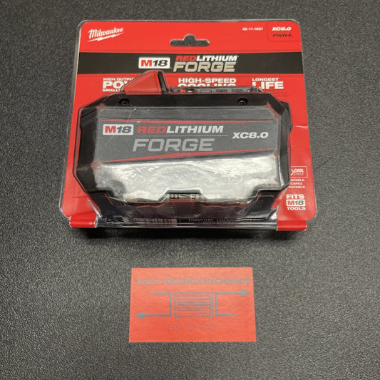 Milwaukee M18 REDLITHIUM FORGE XC 8.0Ah Battery 18V 48-11-1881