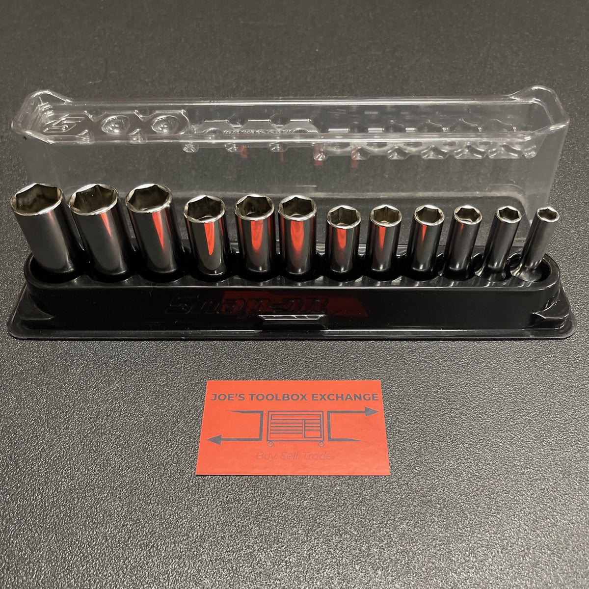 Snap-on MINT! 212SFSMY 12 Piece Metric Deep Socket Set