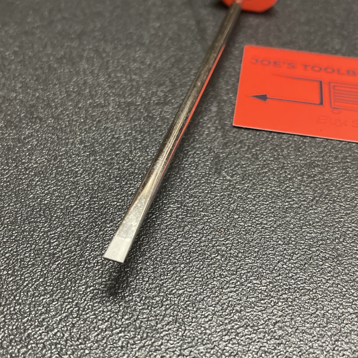  Snap-on Tools ORANGE Hard Handle 3/16" Flat Cabinet Tip Screwdriver  SHD146