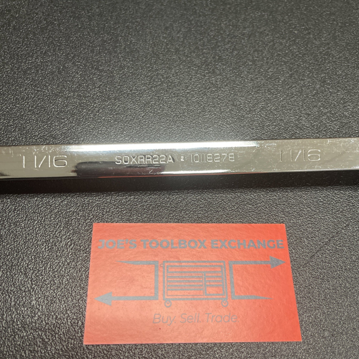 Snap-on Tools NEW 11/16" Reversible Flank Drive Plus Ratcheting Wrench SOXRR22A
