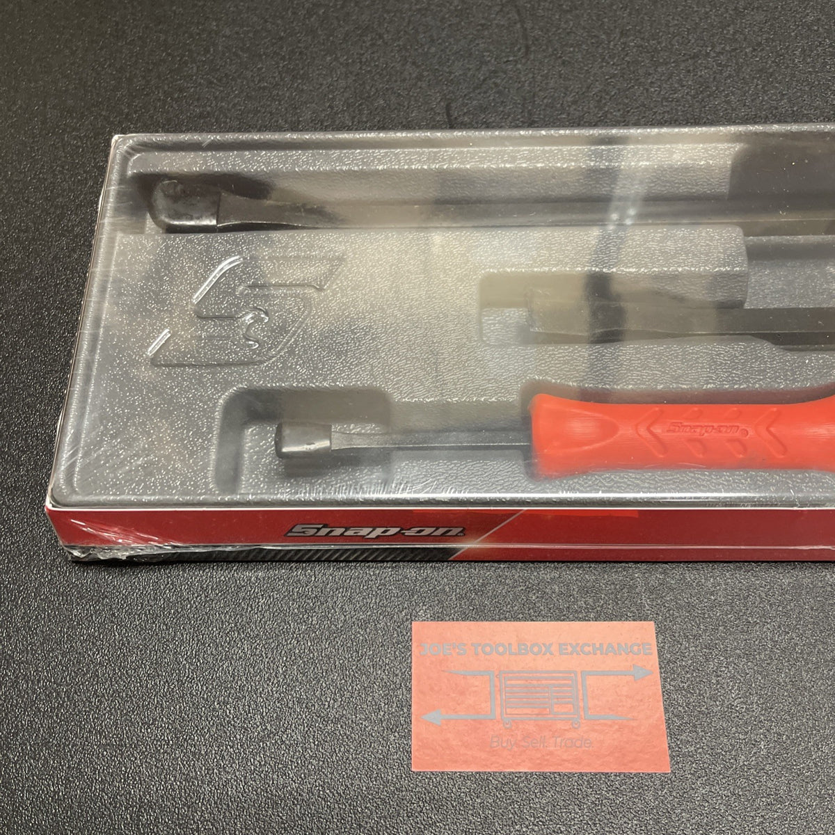 Snap-on Tools USA NEW 4pc ORANGE Hard Grip Striking Prybar Set SPBS704AO