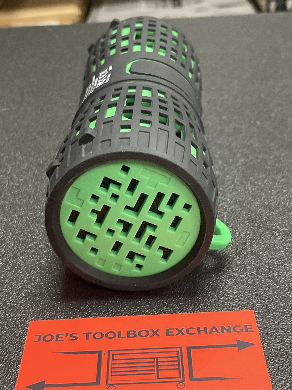 Matco Tools MTCWPSG Portable Speaker Black Green AUX Micro-USB 1000mAh Cylinder