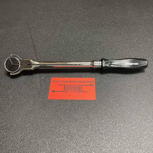 Snap-on Tools NEW BLACK 3/8" Drive Hard Grip Round Swivel Ratchet FHNFD100BK