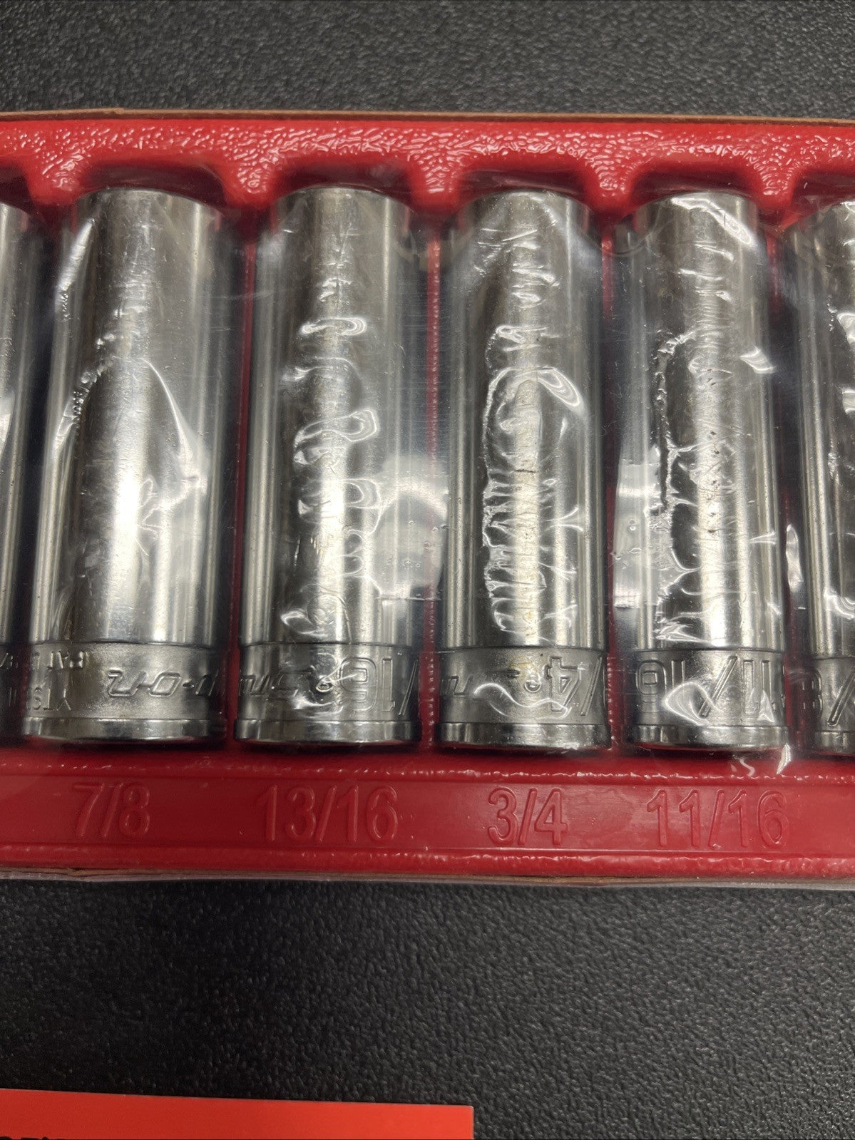 New Snap-on™ 13pc 1/2" Drive 3/8" thru 1 1/8" 6-pt FDX Deep Socket Set 313YTSY