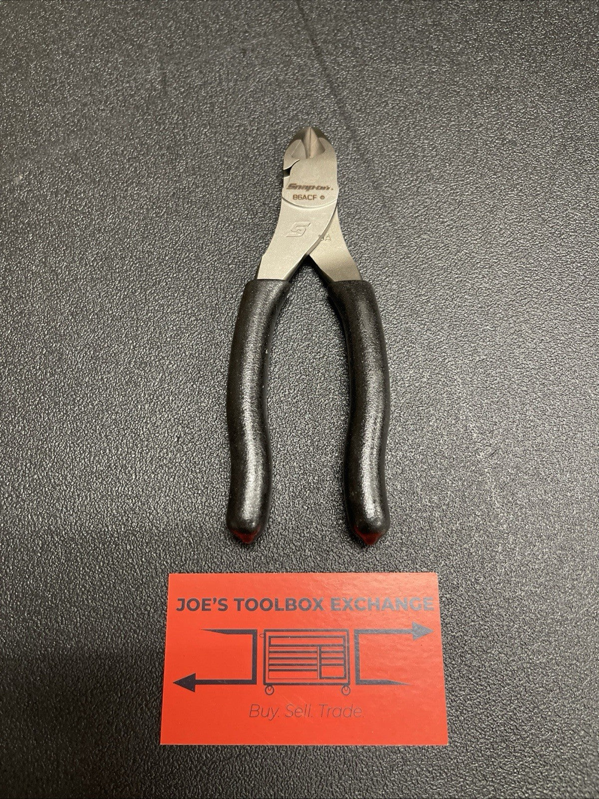 Snap-on Tools USA NEW BLACK Soft Grip 6" Diagonal Cutter Pliers 86ACFBK