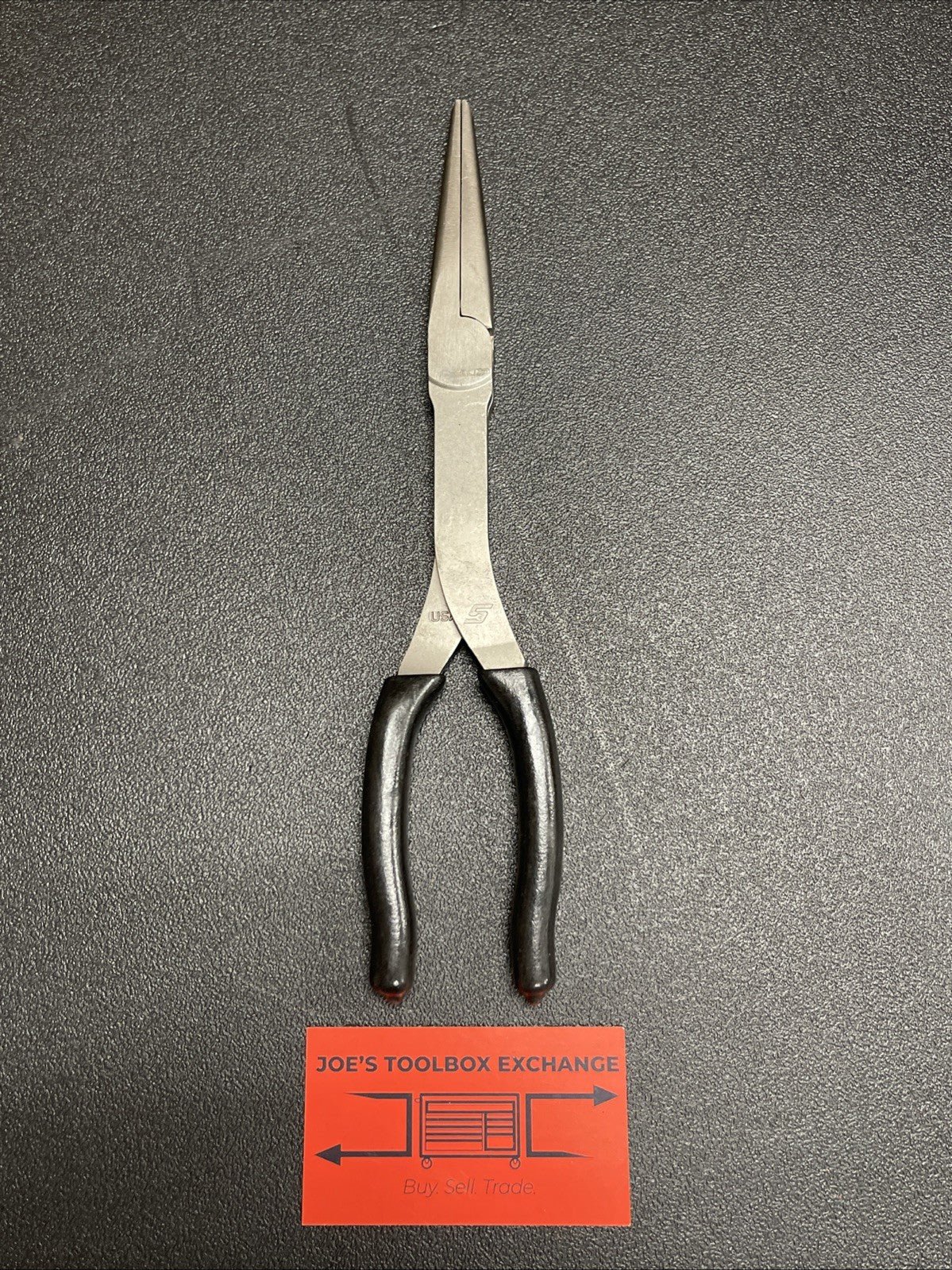 Snap-On Tools USA NEW BLACK Soft Grip 11" Talon Grip Needle Nose Pliers 911ACFBK