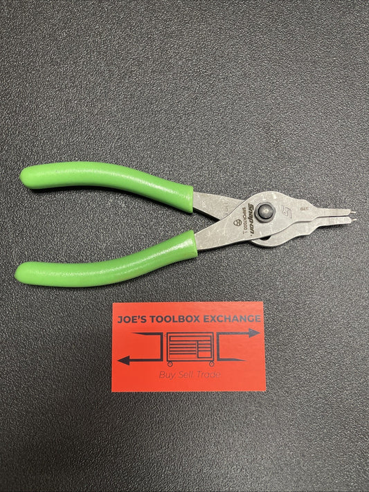 Snap-on Tools USA GREEN Straight Tip .070 Snap Ring Pliers SRPCR7000