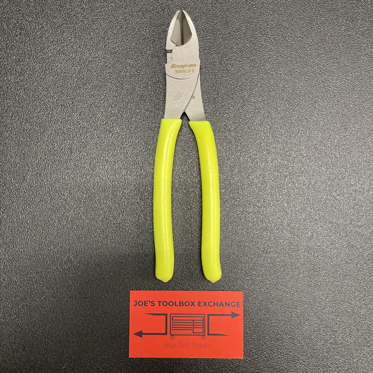 Snap-on Tools USA NEW HI-VIZ Soft Grip 8" High-Leverage Diagonal Cutter 388ACFHV
