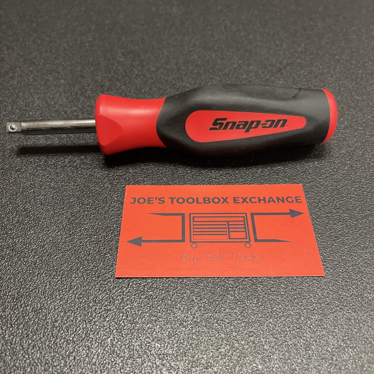 Snap-on Tools USA NEW RED 1/4" Drive Soft Grip Standard Shank Driver SGT4B