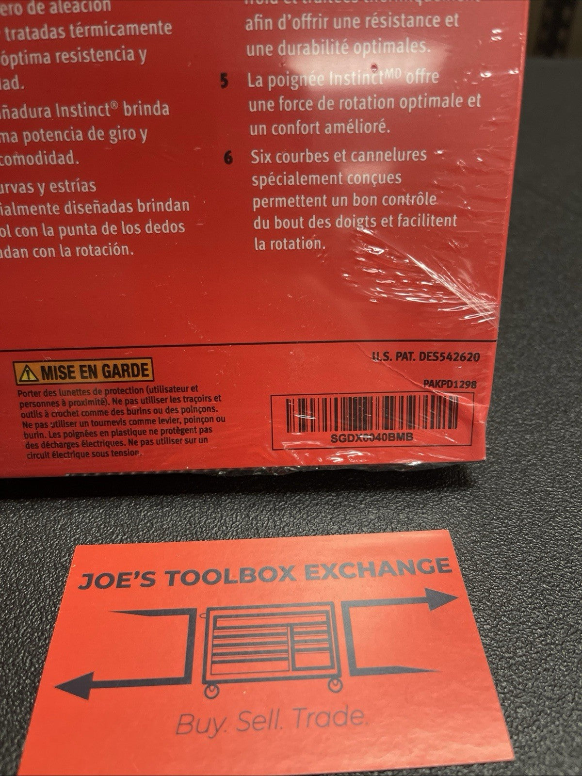 Snap-on SGDX6040BMB 10pc Power Blue Soft Grip Screwdriver Set Made in USA