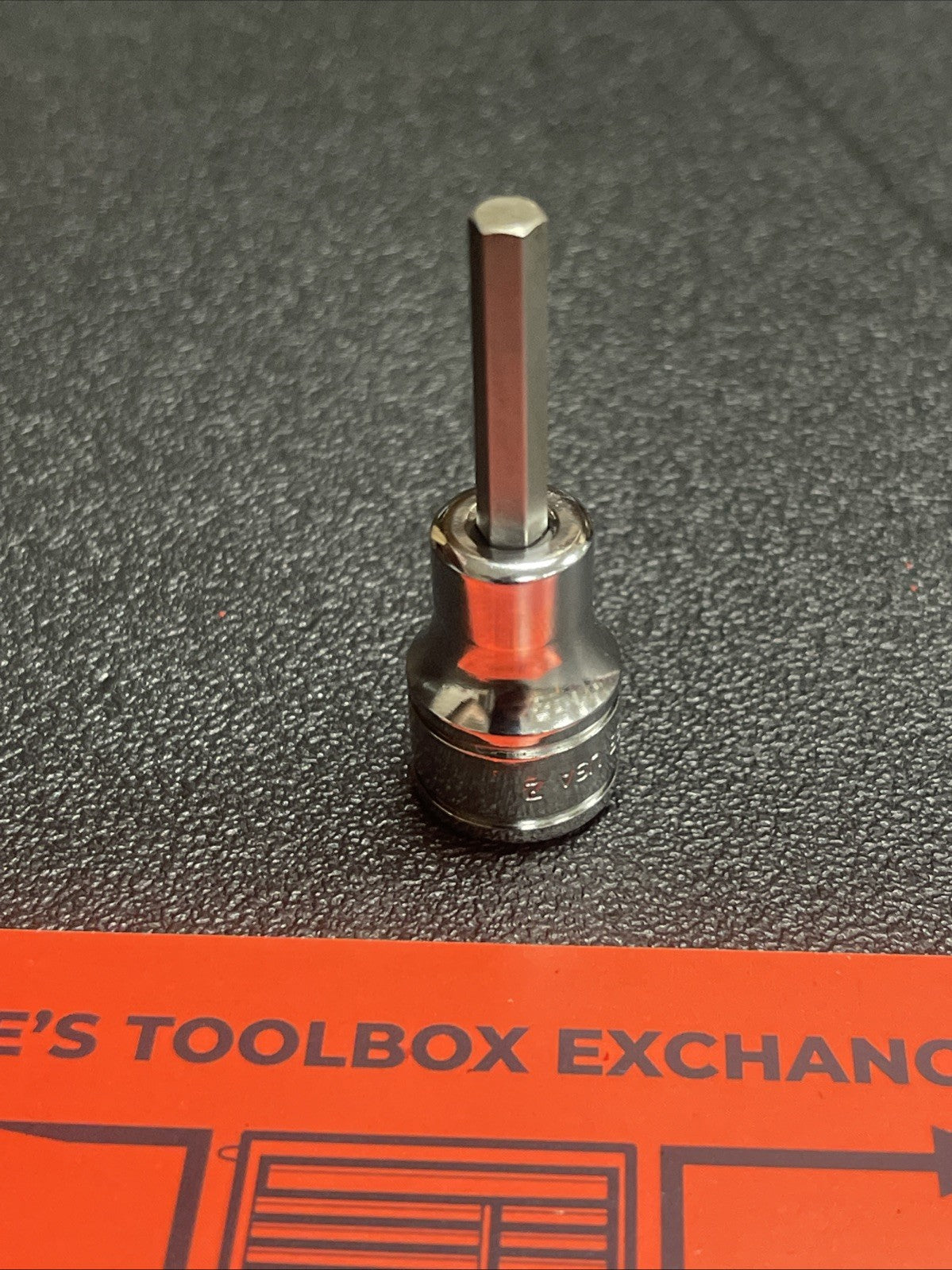 Snap-On Tools USA NEW 3/8" Drive 3/16" SAE Standard Hex Bit Chrome Socket FA6E