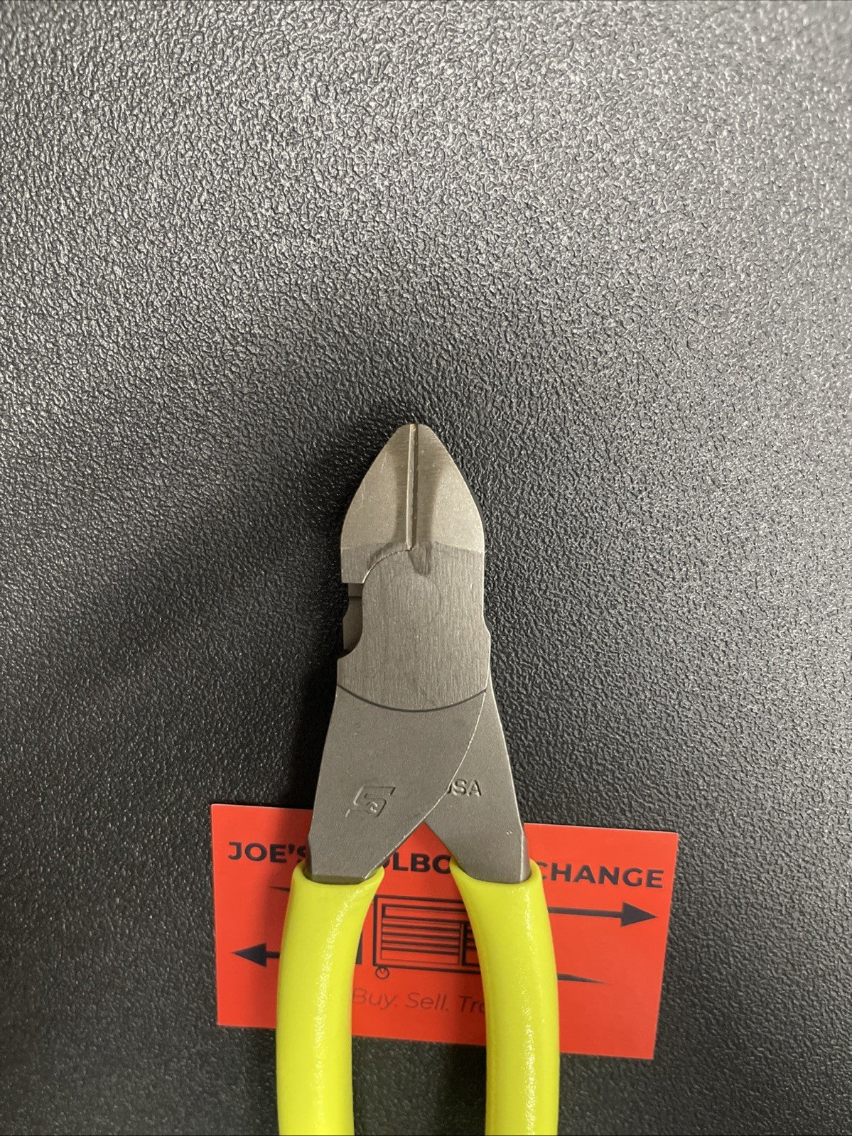 Snap-on Tools USA NEW HI VIS Soft Grip 7" Diagonal Cutter Pliers 87ACFHV