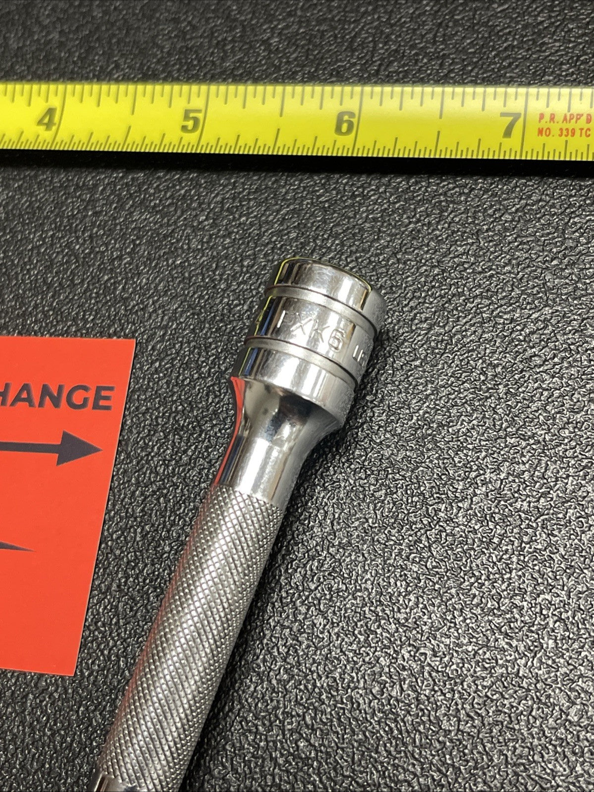 Snap-on Tools FXK6 3/8" Drive 6" Knurled Chrome Socket Extension