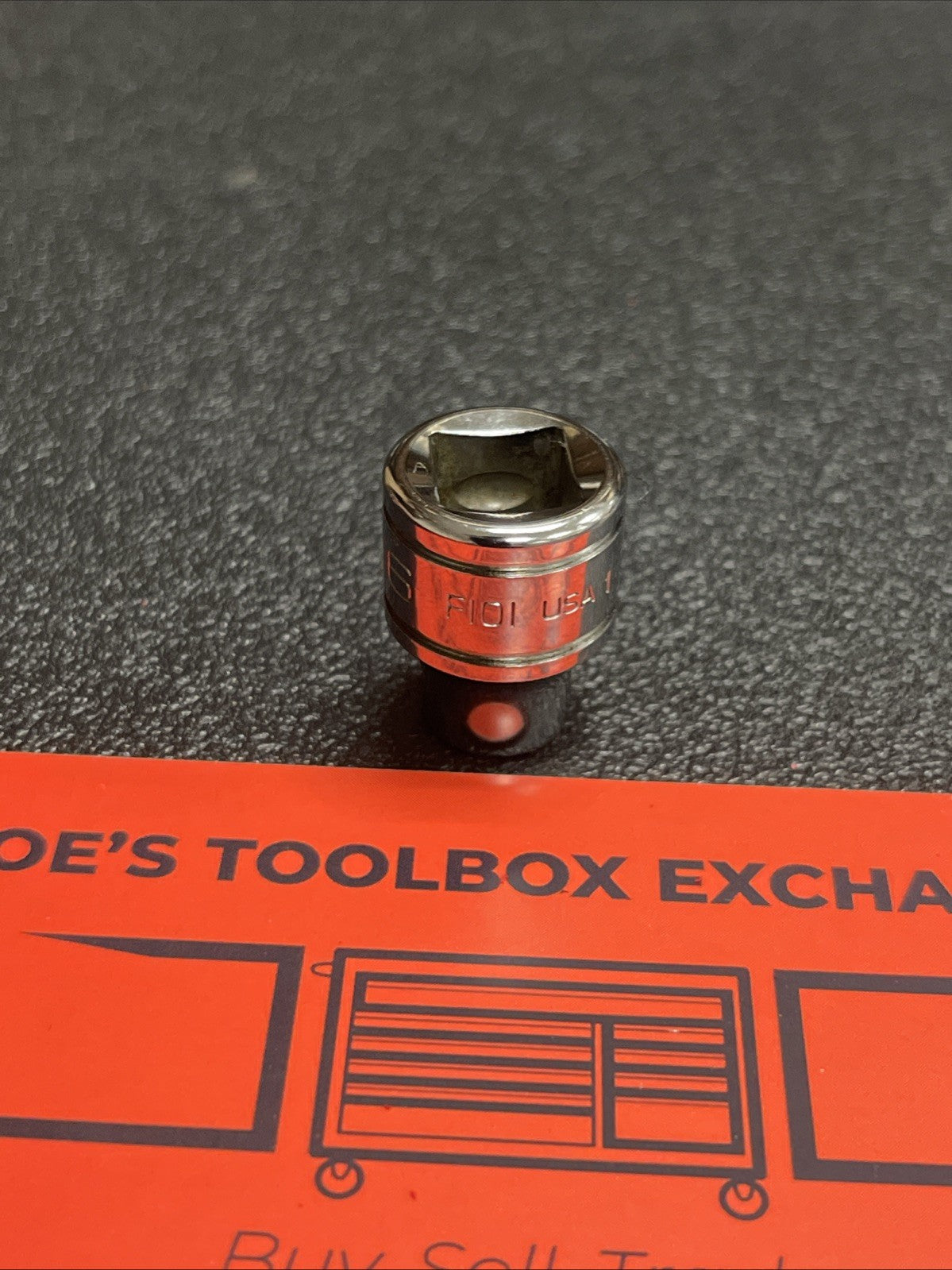 Snap-on Tools USA NEW 3/8" Drive 12-POINT SAE 5/16” Shallow Chrome Socket F101