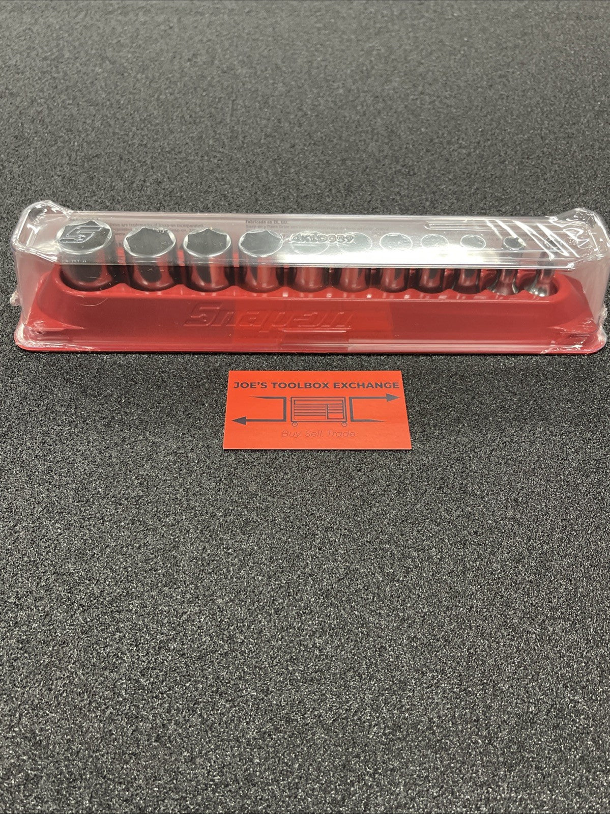 Snap-on Tools USA NEW 11pc 3/8" Drive SAE 6 Point Semi Deep Socket Set 211FSSY