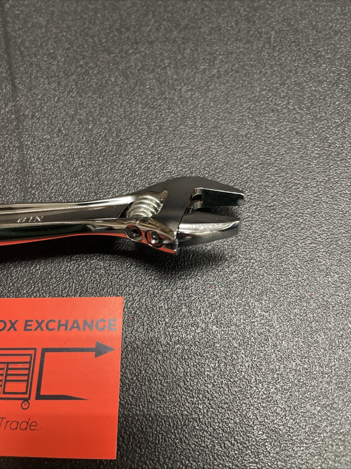 Snap-on Tools 6" Length Chrome Smooth Jaw Adjustable Wrench AD6BA