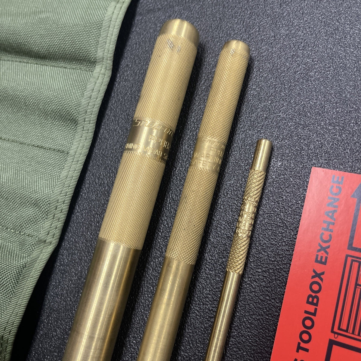 NEW Snap-on 9 Piece Bronze and Steel Military Punch and Chisel Set GMTK