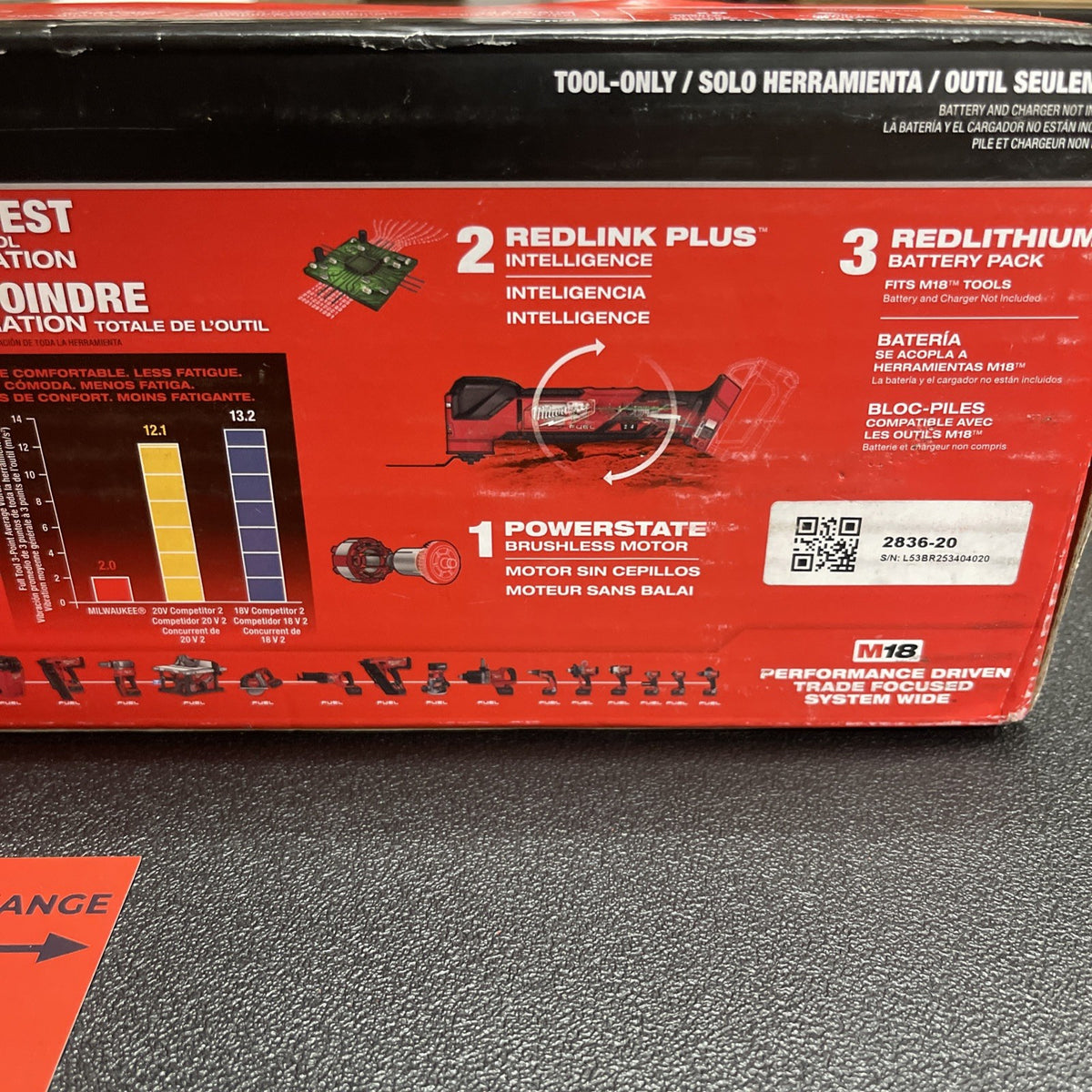 Milwaukee M18 FUEL 2836-20 Brushless Oscillating Multi-Tool Tool-Only